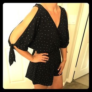 Black/white Romper